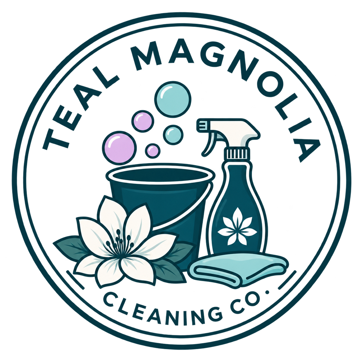 Teal Magnolia emblem